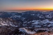 Sabato 7 dicembre 2013 – Monte Sodadura: Il rosso tramonto di Sant’Ambrogio - FOTOGALLERY
